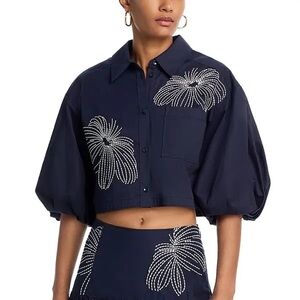 NWT Cinq A Sept Sunburst Rhea Top